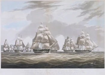 Het schip van de Oost-Indische Compagnie 