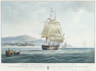 Het schip van de Oost-Indische Compagnie 