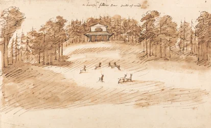 Ontwerp voor een Paviljoen in een Hertenpark