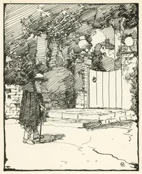 Illustratie voor Het Verlaten Dorp door Oliver Goldsmith