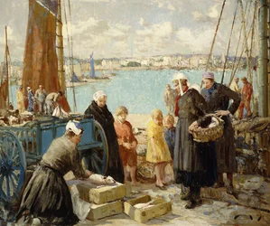 Markt van de tonijn, Concarneau