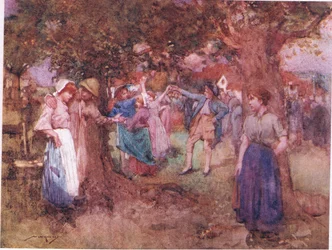 Het dansende paar, dat eenvoudig roem zocht door elkaar uit te putten