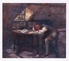 Gij bron van al mijn geluk en al mijn verdriet, gij vond mij arm in het begin, en houdt mij zo