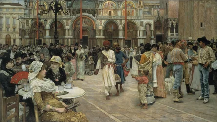 Het Piazza van San Marco, Venetië