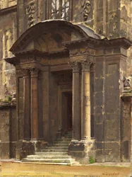 De Veranda van het Oude Ashmolean, Oxford