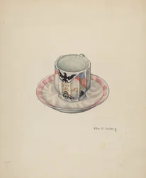 Kop en schotel, ca. 1940