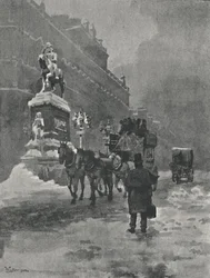 Holborn Circus - Een winterochtend
