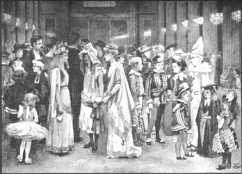 Jeugdbal in het Mansion House - Tussen de Dansen, 1891