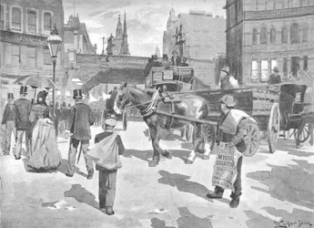 Ludgate Circus, 1891
