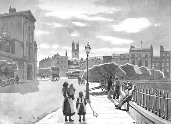 Smithfield en St. Bartholomews Hospital, 1891