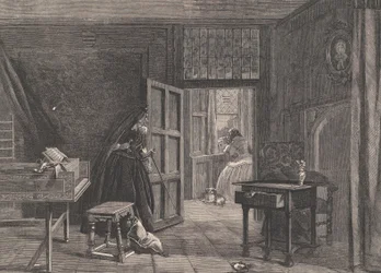 De terugkeer van de chaperonne, uit Illustrated London News, 19 mei 1860