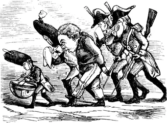 Illustratie uit het boek The Rose and The Ring, door William Thackeray, 1855