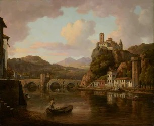 Kasteel aan de Rhône, Frankrijk