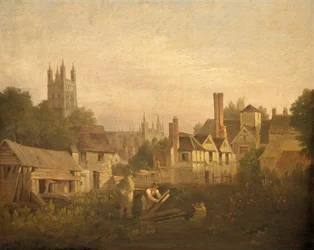 Gloucester vanuit het noordwesten, ca. 1820