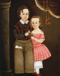 Portret van Lydia en William Anderson