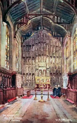 Het altaarstuk, All Souls Chapel, Oxford