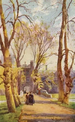 Trinity College Brug en Laan, met Poort naar de Nieuwe Hof