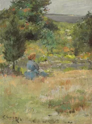 Meisje in Shinnecock Hills, ca. 1897