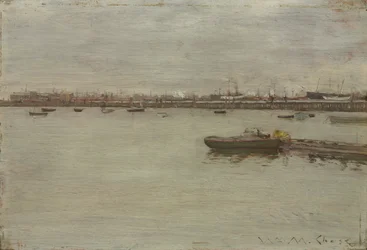 Grijze Dag aan de Baai, ca. 1886