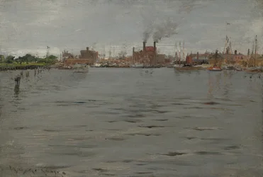 Havengezicht, Brooklyn Docks