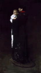 Moeder en kind (Het eerste portret)