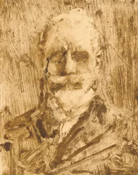 Zelfportret van William Merritt Chase