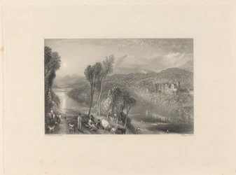 Abbotsford vanaf de Noordelijke Oever van de Tweed