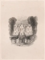 Een oud landhuis
