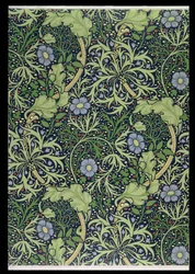 Zeewier Behangontwerp, gedrukt door John Henry Dearle, 1901