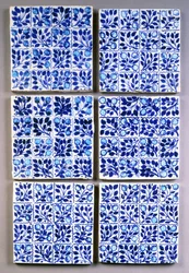 Zeven blauwe 
