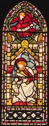 St. Mattheüs, ca. 1870 glas-in-lood
