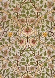 Decoratieve stof, 1876-1890