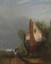 Een oude gevel