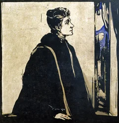 Eleonora Duse (1858-1924) illustratie uit 
