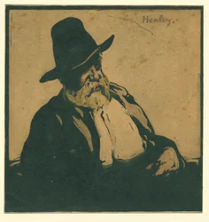Portret van William Ernest Henley