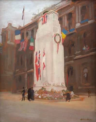 De Cenotaaf (ochtend van de vredesprocessie)