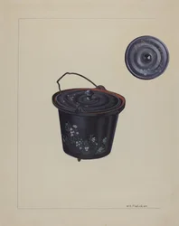 Kinder Speelgoed Ijzeren Ketel, ca. 1937