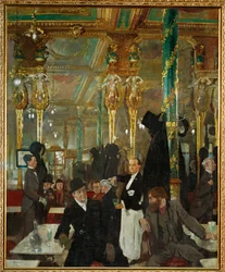 Het Café Royal in Londen (schilderij op doek)