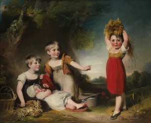 De kleinkinderen van Sir William Heathcote, 3e Baronet