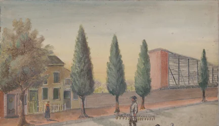 Aardbeienverkoper