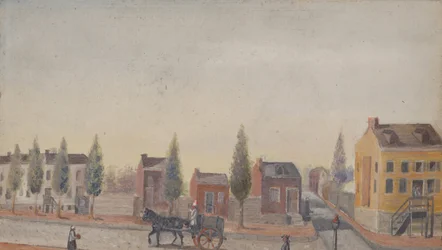 De vuilniswagen, 1870s