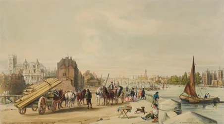 Millbank, Westminster, Londen, 1840