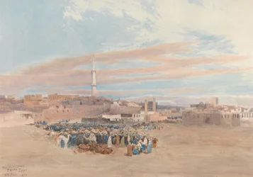De markt, Tanta, Egypte