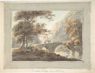 Denham Bridge over de Tavy, 1780-1830