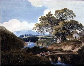 Landschap van Devonshire, ca.1780