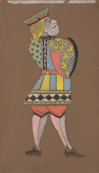 Hartenboer (kostuumontwerp voor Alice-in-Wonderland)
