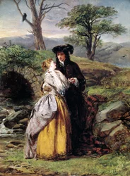 De verloofde van Lammermoor, geïnspireerd door de opera van Gaetano Donizetti