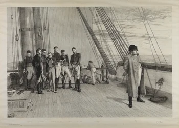 Napoleon aan boord van 