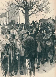 Staking van landbouwarbeiders in Warwickshire: bijeenkomst in Whitnash