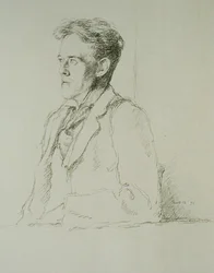 Portret van Hilaire Belloc (1870-1953)